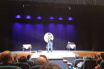 Juan Tamariz llena de misterio y alegría el Teatro de Telde (Foto TA)