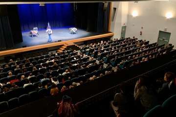 Juan Tamariz llena de misterio y alegría el Teatro de Telde (Foto TA)
