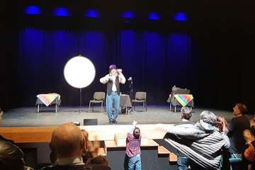 Juan Tamariz llena de misterio y alegría el Teatro de Telde (Foto TA)