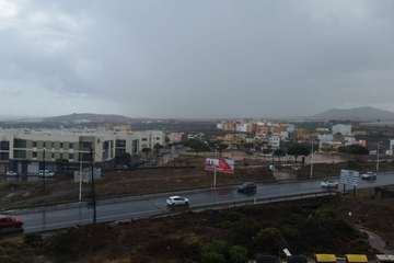 Lluvias en Telde en el Día de la Constitución (Foto Jesús Ruiz Mesa)