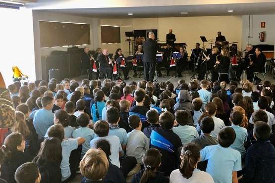 Sones navideños en el Colegio de Lomo Magullo (Foto TA)