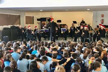 Sones navideños en el Colegio de Lomo Magullo (Foto TA)