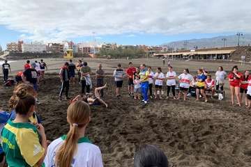 Encuentro de Escuelas de Lucha Canarias de Gran Canaria en Melenara-Telde  (Foto TA)