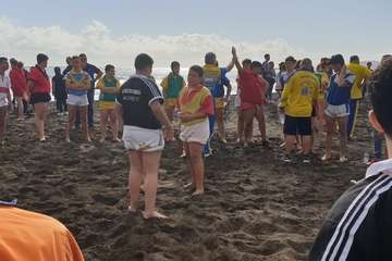 Encuentro de Escuelas de Lucha Canarias de Gran Canaria en Melenara-Telde  (Foto TA)
