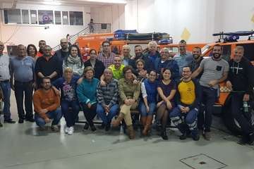  Protección Civil de Telde celebra la Navidad (Foto TA)