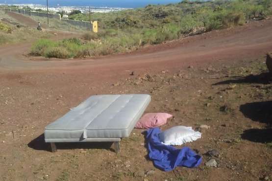 Una cama 'reverdece' Lomo Calasio (Foto TA)
