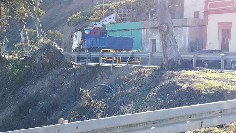 El peligro se encuentra a la altura de La Majadilla (Foto TA)