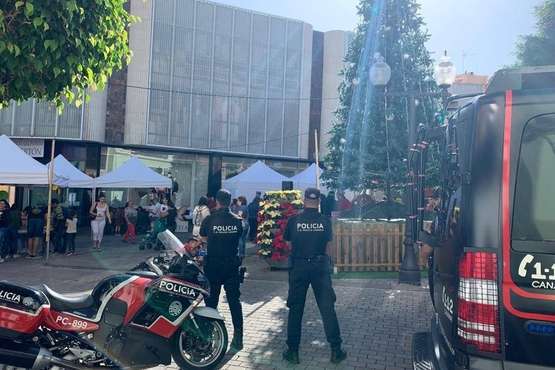 La Policía Canaria realiza labores preventivas en la ZCA de Telde (Foto TA)