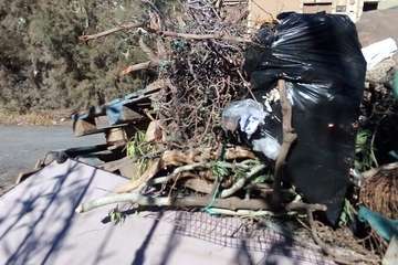 El Valle de los Nueve acumula vertidos ilegales en su entorno (Foto TA)