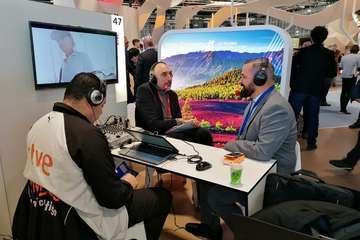 Apretada agenda de reuniones y entrevistas en FITUR (Foto TA)