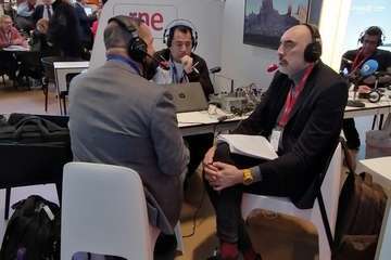 Apretada agenda de reuniones y entrevistas en FITUR (Foto TA)