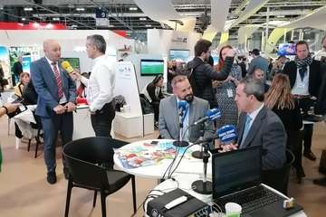 Apretada agenda de reuniones y entrevistas en FITUR (Foto TA)