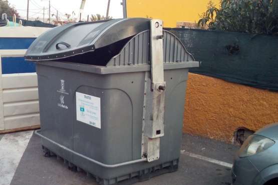 Caserones pide la reposición de contenedores en mal estado (Foto TA)