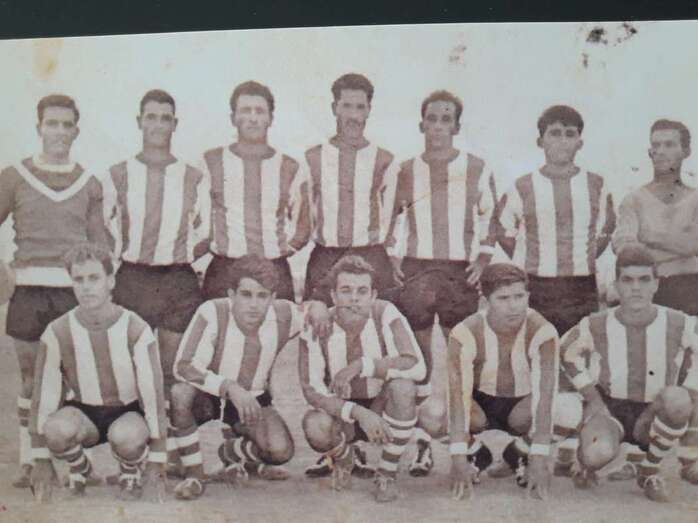Alineación del Unión Marina en 1965 (Foto TA)