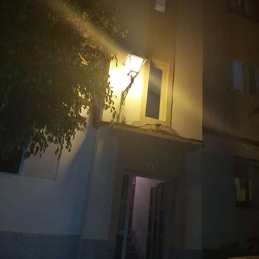 Farola de la calle de Tasarte (Foto TA)