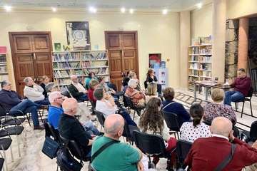 Encuentro literario con Santiago Gil sobre la vida amorosa de Galdós (Foto TA)