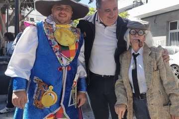 Fiesta escolar de Carnaval en Lomo Magullo (Foto TA)