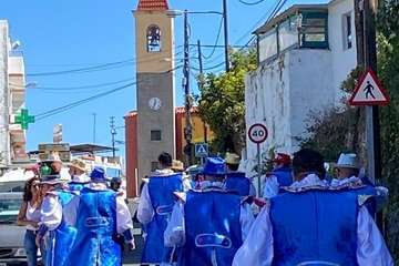Fiesta escolar de Carnaval en Lomo Magullo (Foto TA)