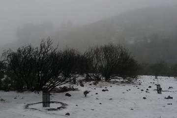 Hielo y nieve en la cumbre de Gran Canaria (FotoTA)