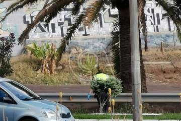  Intensos controles de la Policía Local en la entrada y salida del casco urbano de Telde (Foto TA)