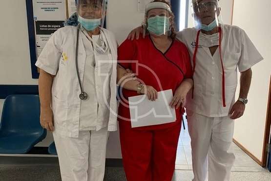  ITC dona viseras de protección al Centro de Salud de El Calero (Foto TA)