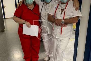  ITC dona viseras de protección al Centro de Salud de El Calero (Foto TA)