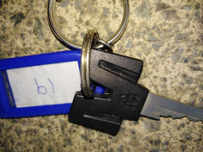 La llave encontrada (Foto TA)