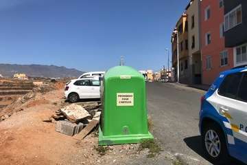 Identificado el responsable de un vertido de escombros en Las Huesas (Foto TA)