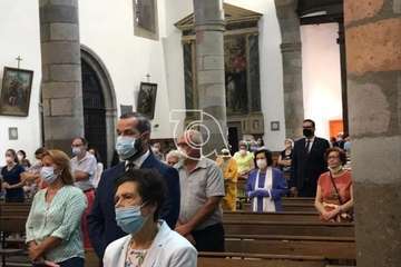 Solemne misa en la Basílica de #Telde en honor del patrono de la ciudad (Foto TA)
