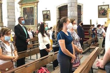 Solemne misa en la Basílica de #Telde en honor del patrono de la ciudad (Foto TA)