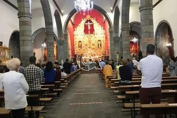 Solemne misa en la Basílica de #Telde en honor del patrono de la ciudad (Foto TA)