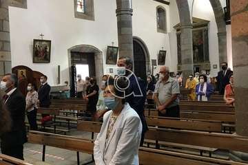 Solemne misa en la Basílica de #Telde en honor del patrono de la ciudad (Foto TA)