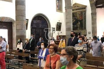 Solemne misa en la Basílica de #Telde en honor del patrono de la ciudad (Foto TA)