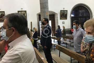 Solemne misa en la Basílica de #Telde en honor del patrono de la ciudad (Foto TA)