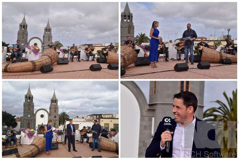 Imágenes del programa emitido en directo desde Telde (Foto Francisco Javier Santana)