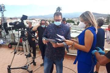 Viva Canarias graba su primer programa en Telde (Foto Francisco Javier Santana)