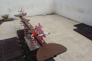 Quejas por el estado del parque infantil de La Medianía