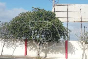 Estado de la valla publicitaria denunciada por los vecinos (Foto TA)