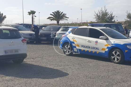 Un coche pierde los frenos y provoca una colisión en cadena en Melenara (Foto TA)