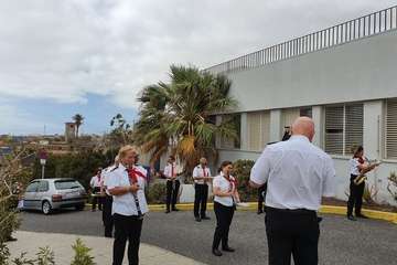 Conciertos de la Banda Municipal de Música en el Centro de Salud de El Calero y el Consultorio Médico de Las Longueras/TA.