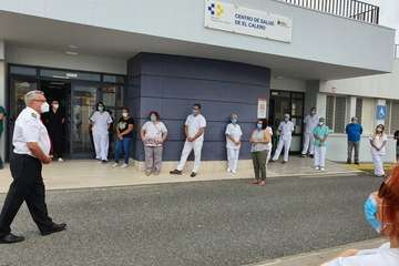 Conciertos de la Banda Municipal de Música en el Centro de Salud de El Calero y el Consultorio Médico de Las Longueras/TA.