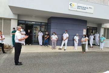 Conciertos de la Banda Municipal de Música en el Centro de Salud de El Calero y el Consultorio Médico de Las Longueras/TA.