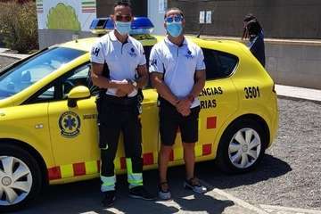 Charla en Jinámar sobre medidas preventivas contra el Covid-19/TA.