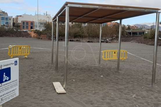 Nueva pérgola de aluminio en Melenara/TA.
