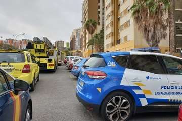 Sofocan un incendio en un bloque de Jinámar/PLLPGC.