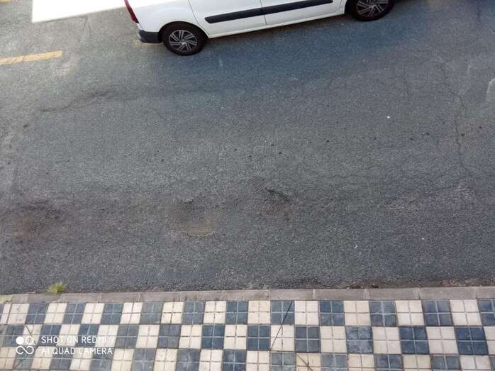 Imagen de la calle Lomo Caraballo, en La Pardilla (Foto TA)