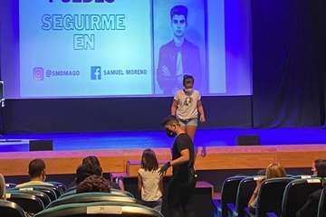 Samuel Moreno sorprende con su magia en Telde/TA.