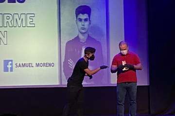 Samuel Moreno sorprende con su magia en Telde/TA.