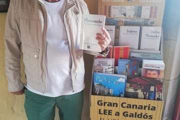 Las bibliotecas municipales de Telde repartieron gratuitamente 800 ejemplares de obras de Galdós/TA.