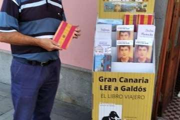 Las bibliotecas municipales de Telde repartieron gratuitamente 800 ejemplares de obras de Galdós/TA.